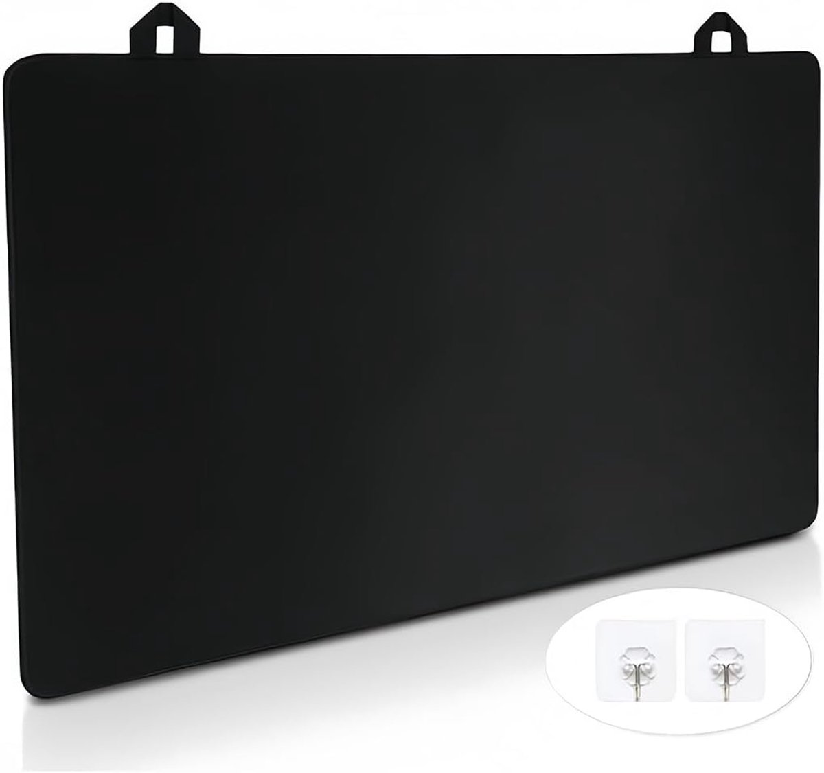 SnelShoppen - Rubber Inductiekookplaat Beschermmat 61,5 x 53 cm, Zwart, Multifunctionele Elektrische Kookplaat, Keramische Kookplaat Bedekking