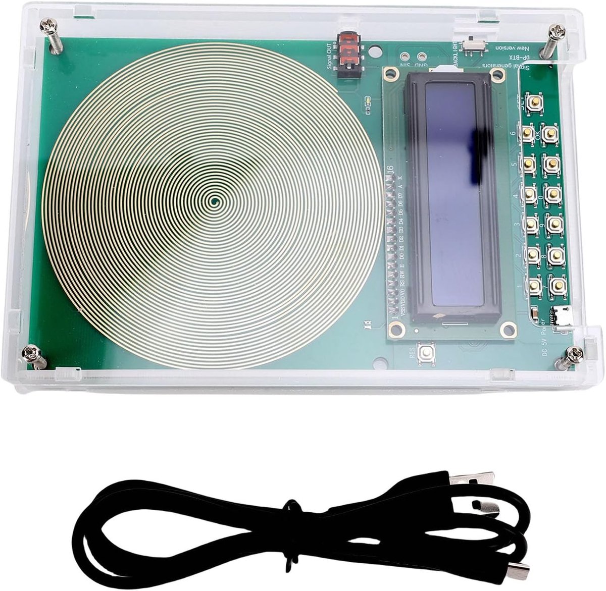 SnelShoppen - 7.83Hz Resonantie Sine Wave Generator Ultra Lage Frequentie Pure Sine Wave Puls Generator, Digitale Circuit met Kristal Oscillator Frequ