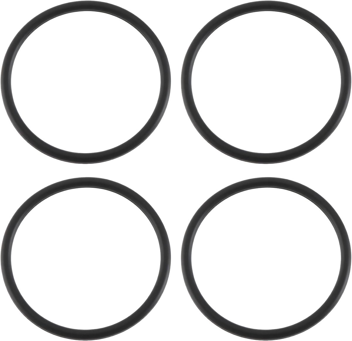 SnelShoppen - 4 Stuks O-Ringen voor Ramenreiniger, Vervangende Sealing Ring voor Karcher WV 2 en WV 5, Binnenmaat 21mm, Buitenmaat 24mm, Dikte 1.5mm