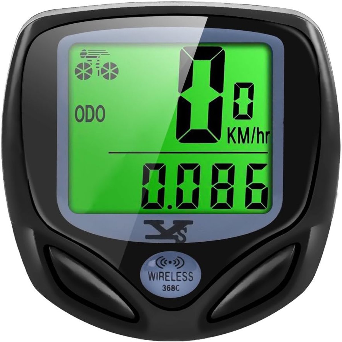 Fietscomputer Draadloos - Waterdicht - LCD Achtergrondverlichting - Automatisch Wakker Worden - Kilometerteller met Snelheidsmeter
