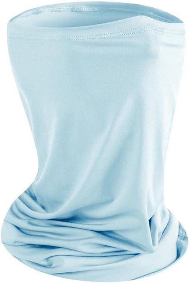 Geventileerd Gezichtsmasker - Sportmasker Ademend - Outdoor Activiteiten - UV Bescherming Vocht - Einheitsgröße - Blauw