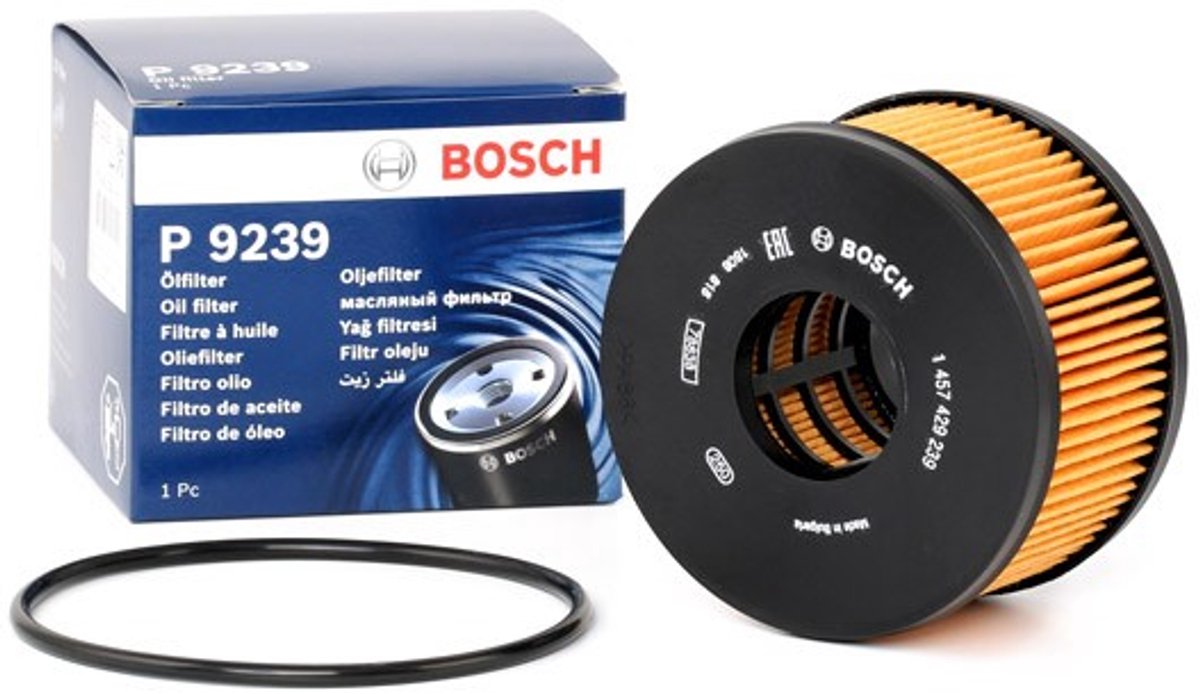 Bosch Oliefilter P9239 | 1457429239 | OEM 11427788455 | 11427807177 | 11427807179 | BMW 1 Serie F20 F21 | 3 Serie F30 F31 | 5 Serie F10 F11 | X1 X3 X5 | MINI Cooper D