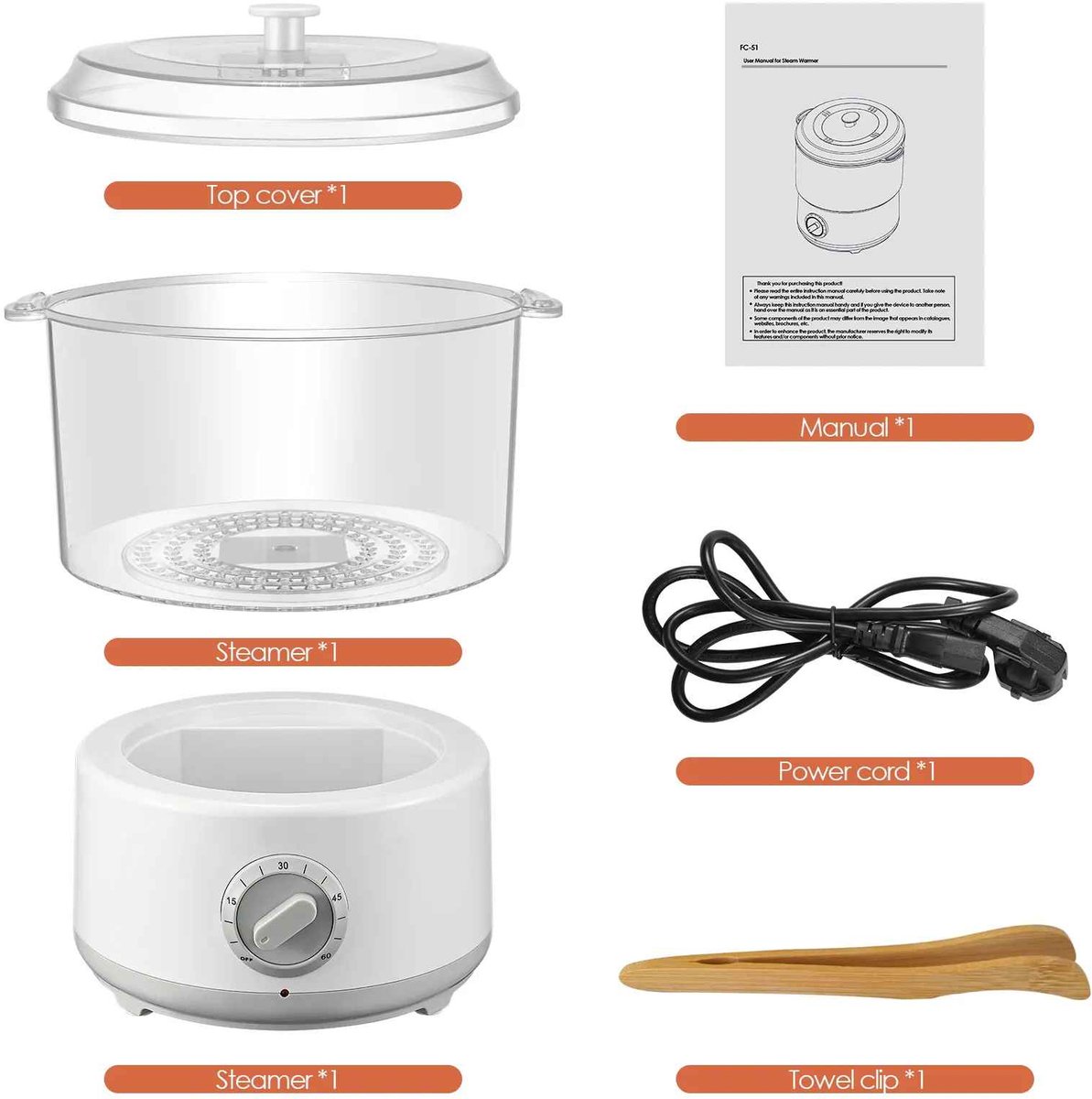CORE Handdoekstomer - Professionele Handdoekverwarmer met Handdoekclip - Snelle Verwarming tot 202°F (94,4°C) binnen 10 Minuten - Warme Handdoekhouder - 21x21x25cm - Compact Design
