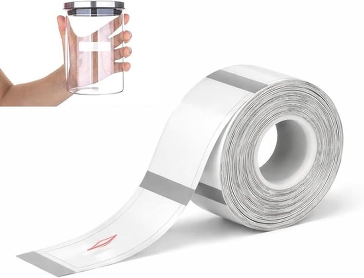Zelfklevende thermo-labeltape 14 x 40 mm, 160 etiketten/rol, BPA-vrij, water- en oliebestendig, sterke hechting voor labelprinters