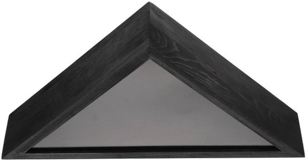Vlaggenhouder Driehoekig - Wanddecoratie - Houten Vlaggenhouder - Milieuvriendelijk - Duurzaam - Elegante Vorm - Vlaggenstandaard
