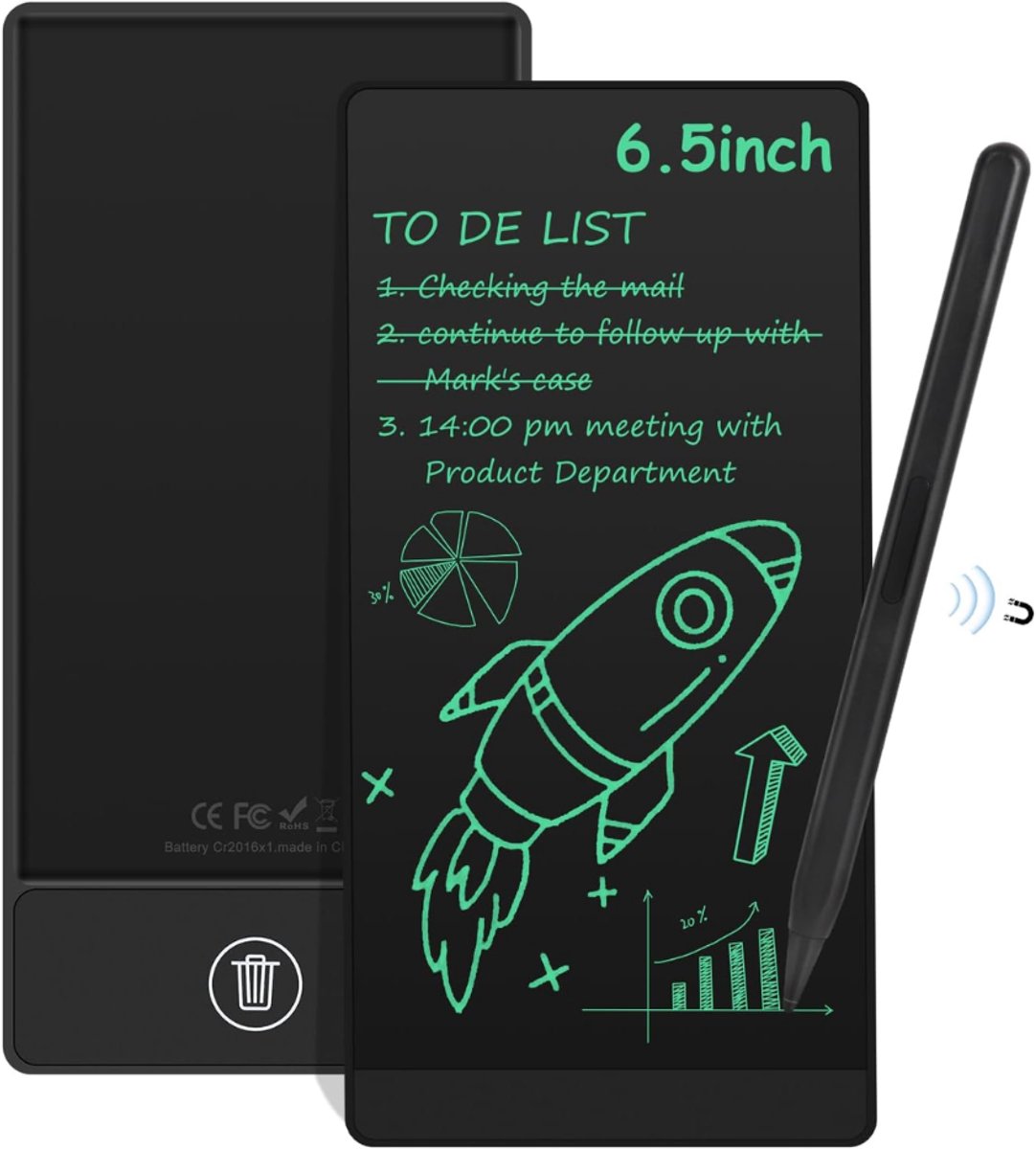 ZRNS® Digitaal Notitieblok - Digital Notepad - Schrijftablet voor Volwassenen - Paper Tablet