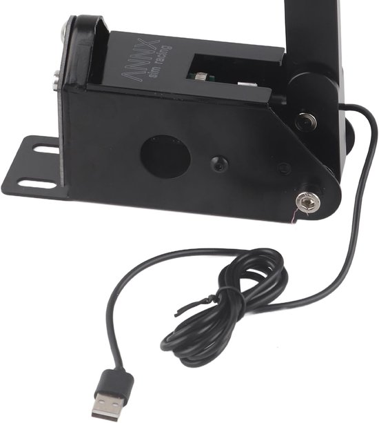 USB Handrem - Sim Racing Handrem - Race Simulatie - Lineair Progressief - Verstelbare Hoogte - Zwart — afbeelding 4