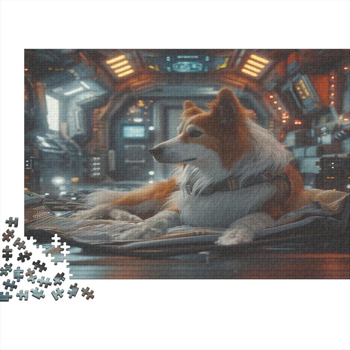 Legpuzzel Dieren - Volwassenen Puzzel - Ontspanning Thuis - Unieke Vorm Puzzelstukjes - 52 x 38 cm - Stijl 10