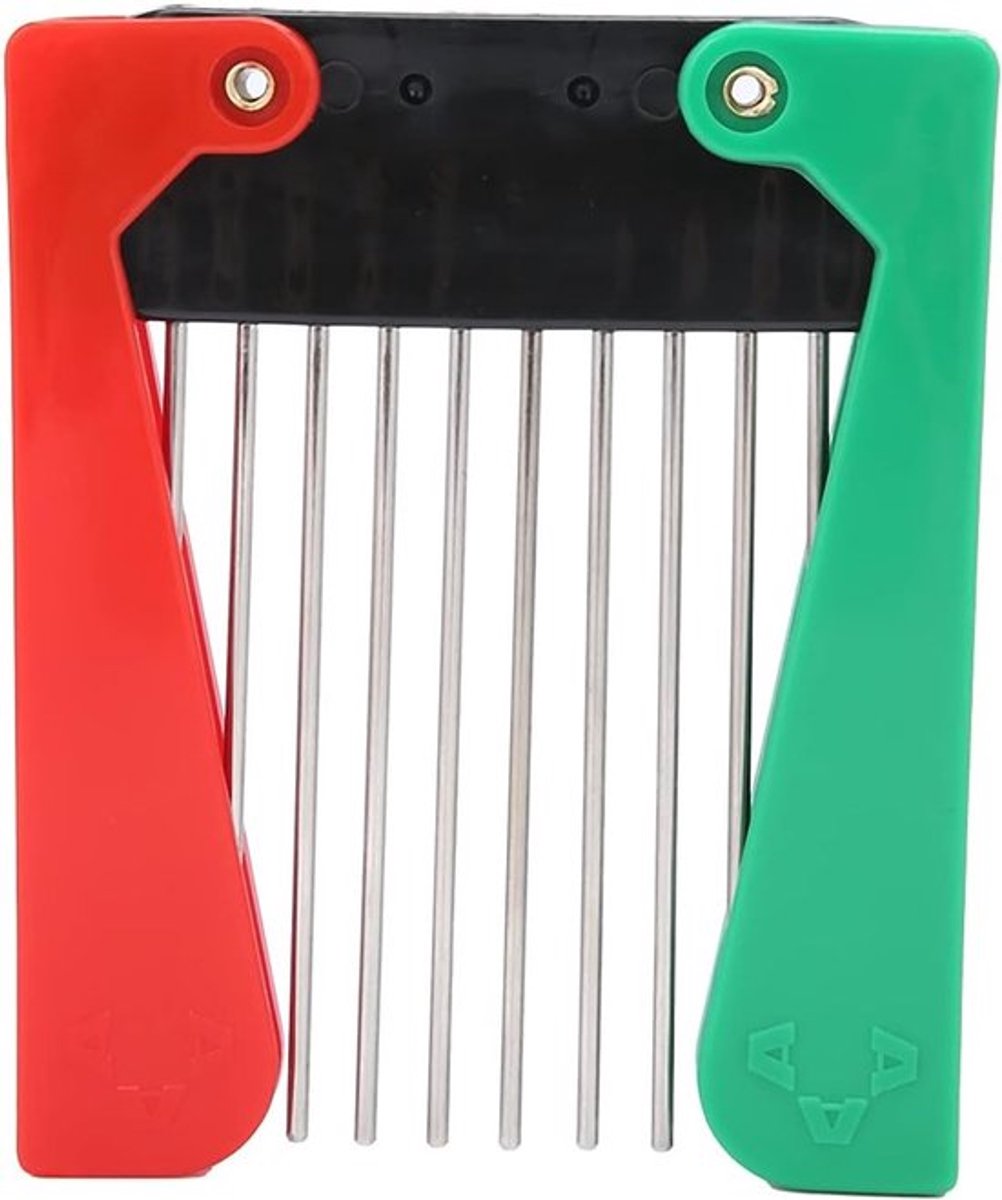 Draagbare metalen haarverzorgingskam voor het ontklitten en stylen van haar, ideaal voor salongebruik en dagelijks gebruik