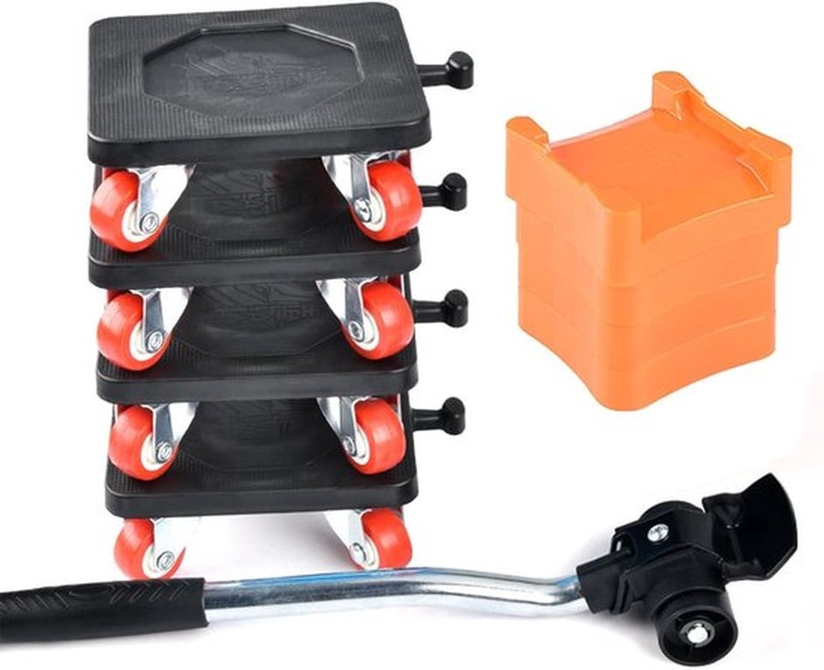 Meubelverhuizers 4 Wielen - Meubellifter - Apparaat - Roller - Schuifregelaars - Hoge Ladingslager - Meubelroller