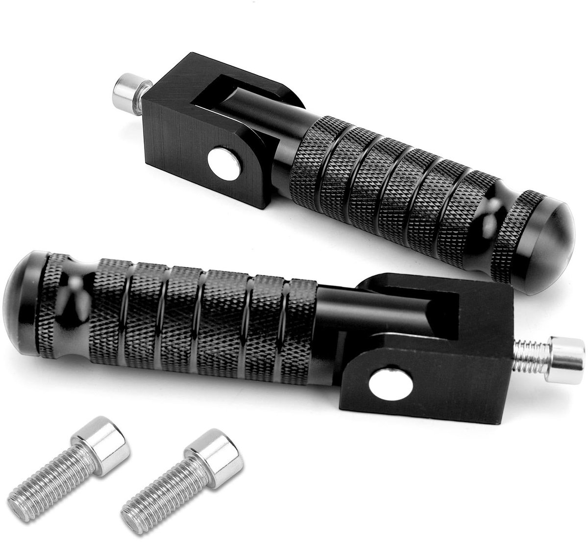 SnelShoppen - 2st Opvouwbare Motorfiets Voetsteunen 90 Graden Antislip Universele Pedalen voor E-Bike, Kart, Scooter en Racefiets Accessoires
