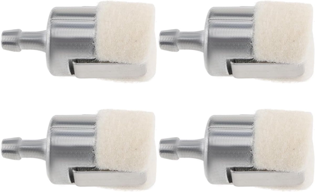 SnelShoppen - Brandstoffilter voor Bosmaaier, 5 mm, 4 Stuks, Efficiënte Filtering, Compatibel met Diverse Tuingereedschappen, 30 mm x 15 mm