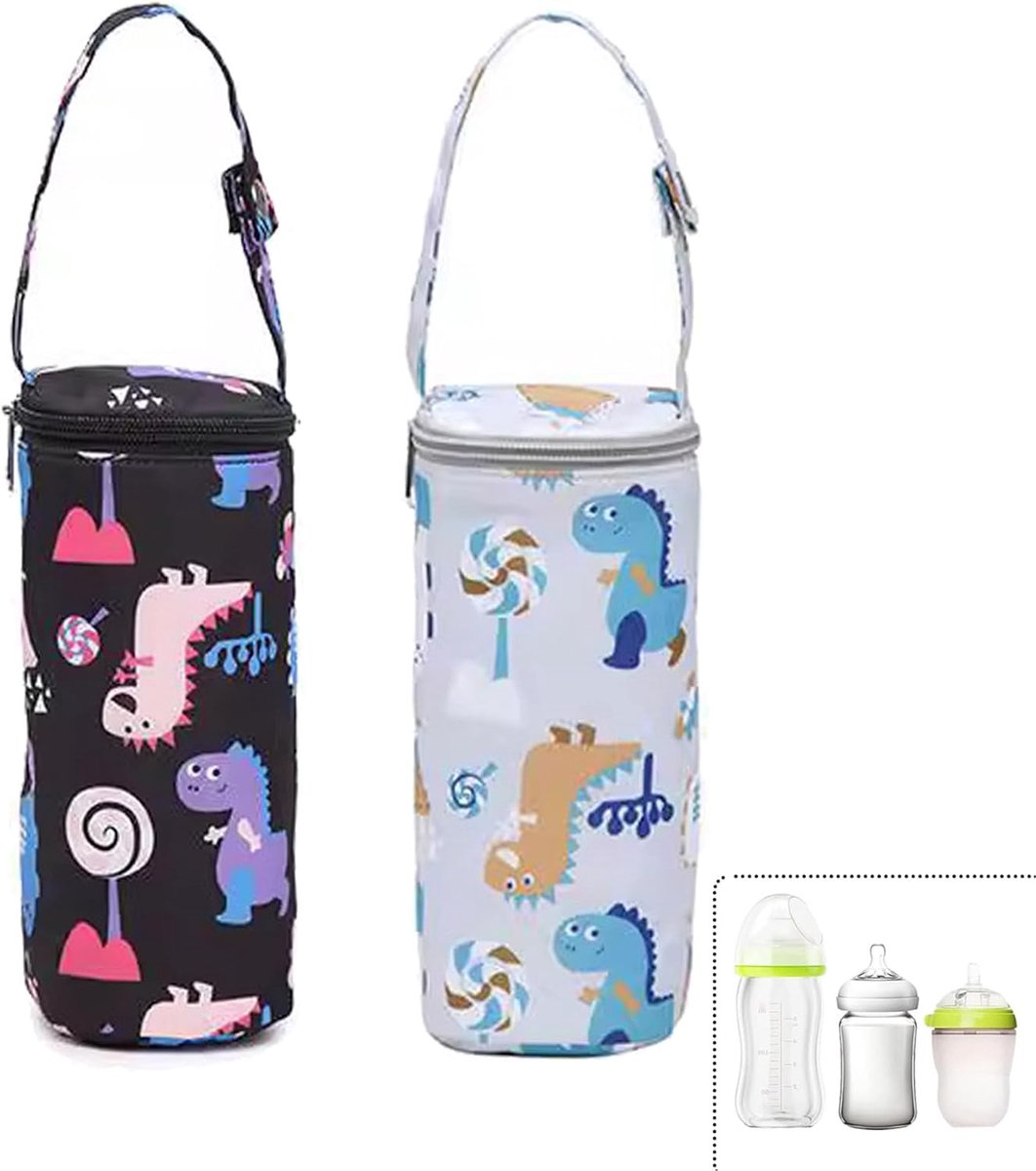 2 Pcs Baby Bottle Insulation Bags, Insulated Bag for Hanging for Baby Bottles, with a Long Stroller Isolation Time - ShopVlot