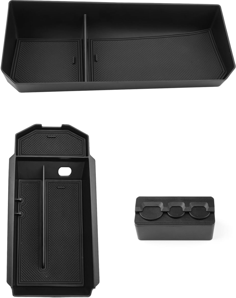 Center Console Organizer Toyota C-HR 2024 2025 - Opbergbox - 2 stuks - Verbeterde organisatie - ShopVlot