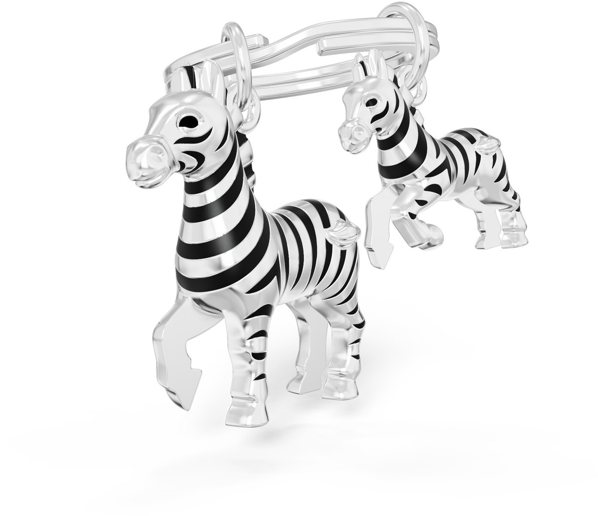 Metalmorphose® Sleutelhanger Zebra – Metalen Zebra – Animal Wildlife Collection – Cadeau