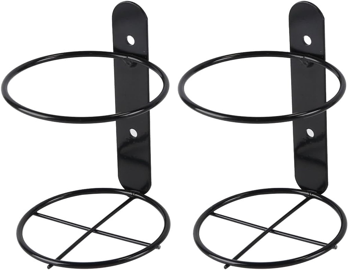 SnelShoppen - Wandgemonteerde Metalen Spiraal Flessenrek voor Thuisbar Opslag - Ruimtebesparend, Decoratief en Praktisch, Hoge Sterkte Metaal, Voor Ke