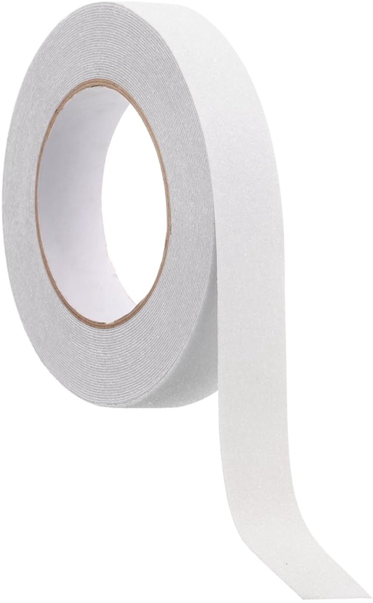 SnelShoppen - Anti-slip Traction Tape 1 inch x 10 m - Waterdicht, Hechting Tape, Hoge Wrijving, Weerbestendig, Antislip, Trap Treden, Binnen en Buiten