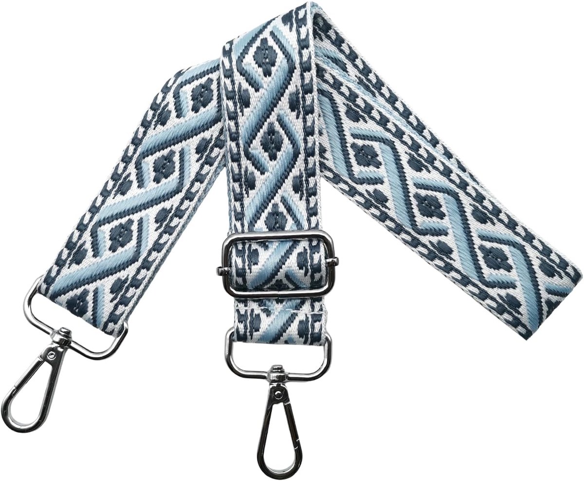 Schouderband voor tas - Verstelbaar 80-130 cm - Grijs met zilveren karabijnhaak - Ideaal voor handtassen - ShopVlot