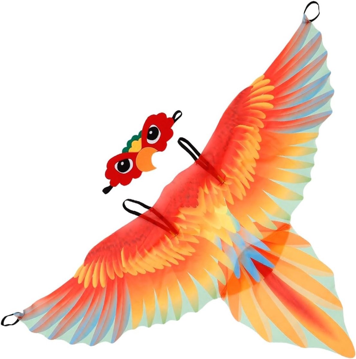 Kindercape met Vogelvleugels en Hoofdband voor Carnaval en Halloween, Kostuum voor Jongens en Meisjes, Speelgoed voor Creatief Spel