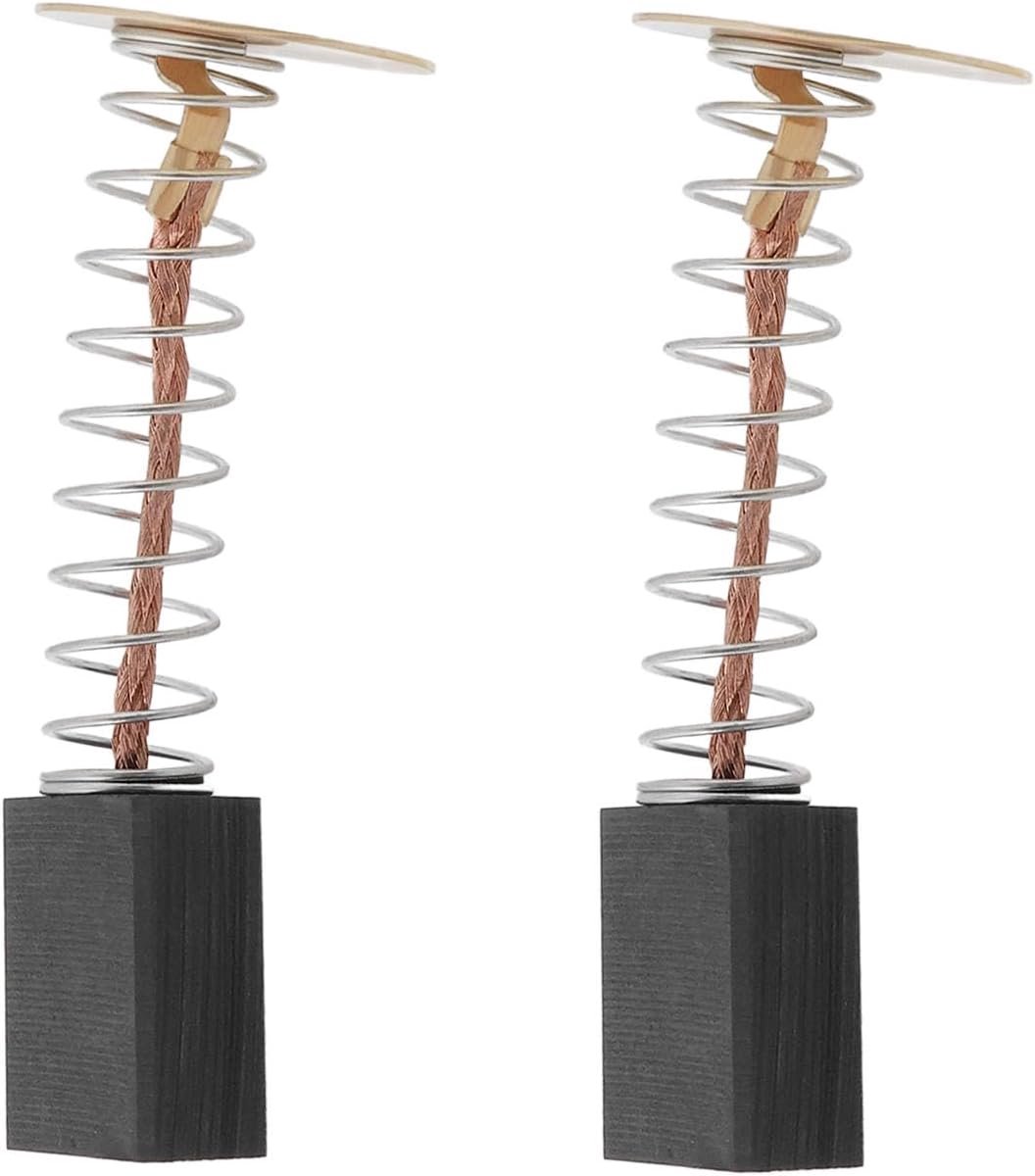 SnelShoppen - 1 Paar Afkortzaag Borstels Vervanging 145323-06 voor Dewalt Afkortzaag DW705 DW708 DW715, 7x10.5x14.2mm, Carbon en Grafiet, Eenvoudig te