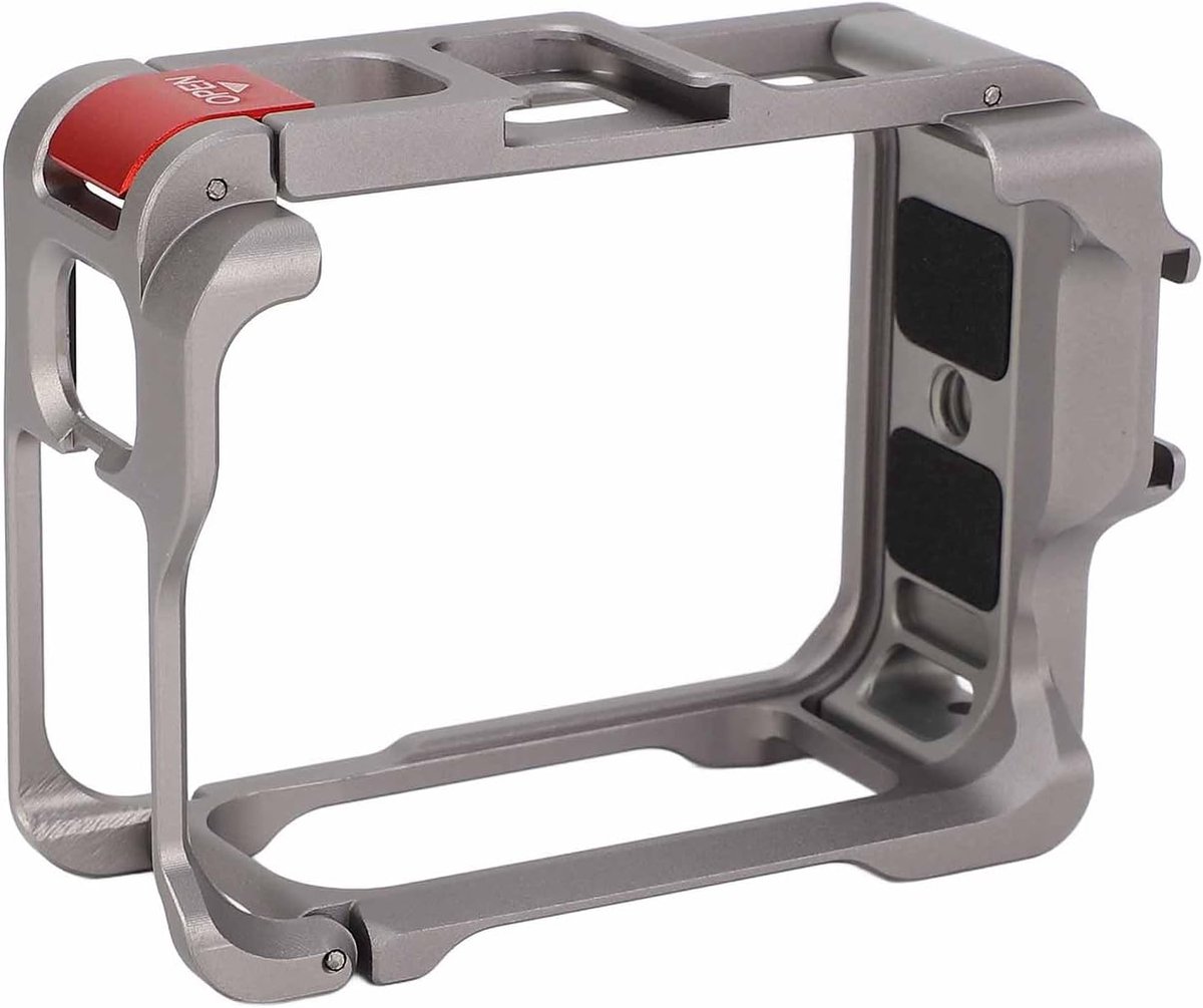 SnelShoppen - Frame Cage voor Ace Pro 2, Aluminium Legering Camera Behuizing, Lichtgewicht en Sterk, Snelle Ontgrendeling Flip Ontwerp, Beschermingsfr