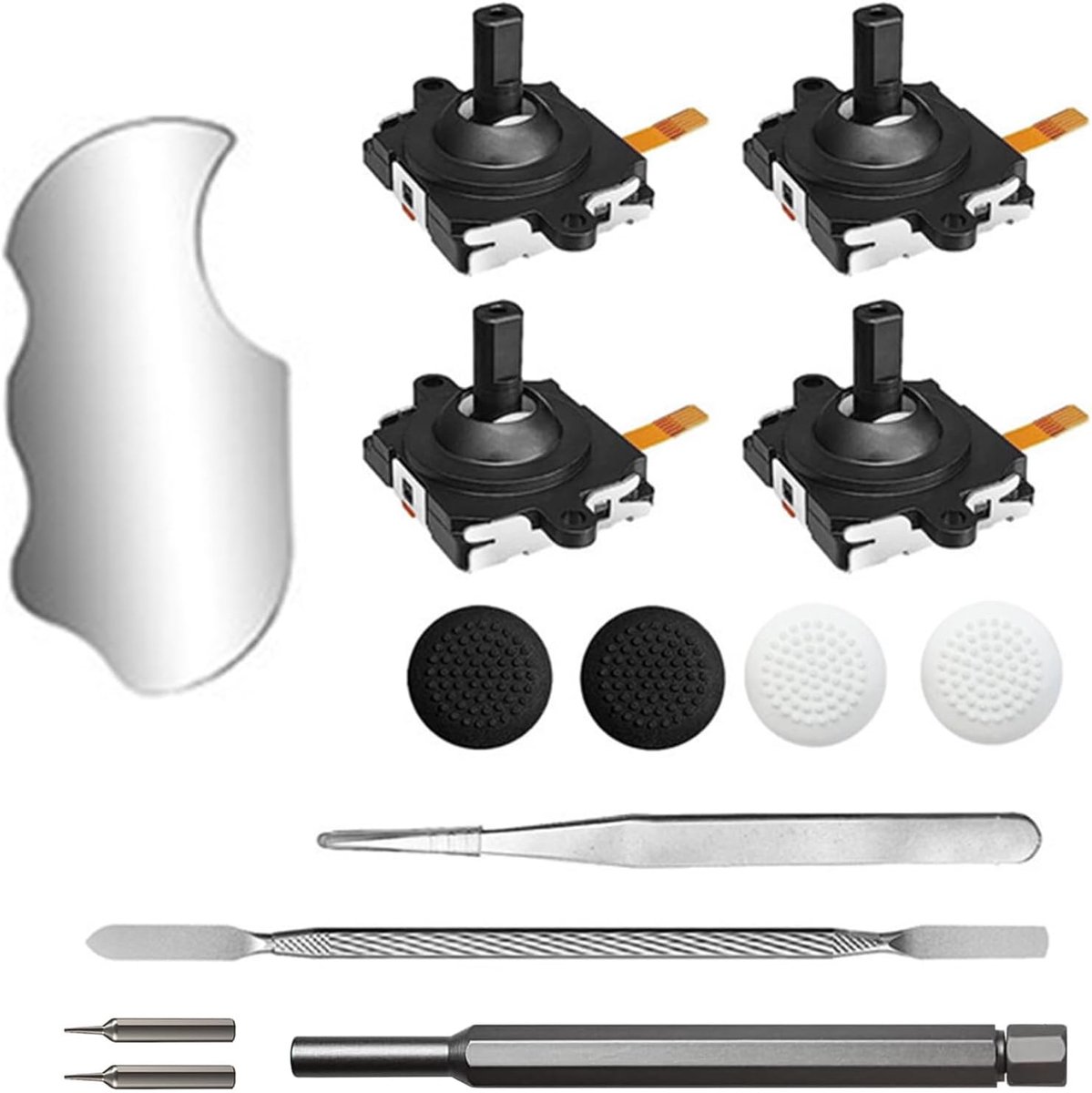 Joystick vervangset 14 in 1 - Compatibel met Oculus Quest 2 - Hoogwaardige materialen - Eenvoudige installatie - ShopVlot