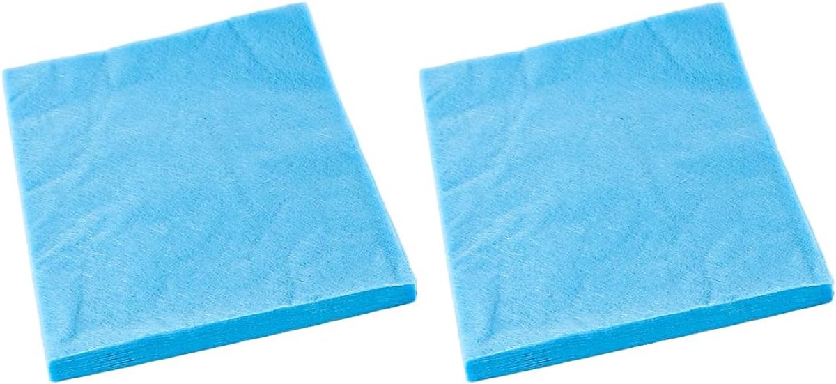 SnelShoppen - 200 stuks Nagel Duster Nagel Poeder Doekjes Nagel Stofzuiger Filter Papier voor Thuis Salon Nagelverzorging Blauw