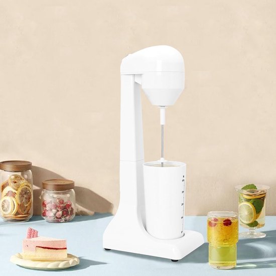 Elektrische shaker - Drank mixer - Snelle shakes maken - Krachtige koperen motor - 500 ml - Wit — afbeelding 4