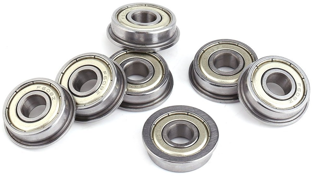 Mini kogellagers 8x22x7mm - roestvrij staal - dubbele afdichting - lange levensduur - ShopVlot
