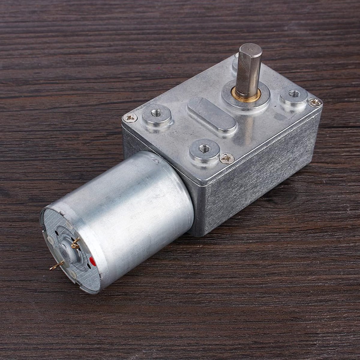 SnelShoppen - DC 12V Omkeerbare Wormwielmotor Elektrische Motor Hoge Koppel Snelheidsreductie Volledig Metaal Geschikt voor 5 6 20 40 62RPM Toepassing