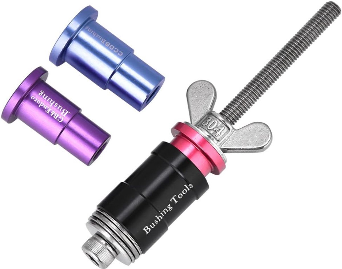 SnelShoppen - Damper Bushing Tool voor het Verwijderen van Achtervering Bussen - Lichtgewicht en Duurzaam Onderhoudsgereedschap voor Shockdempers