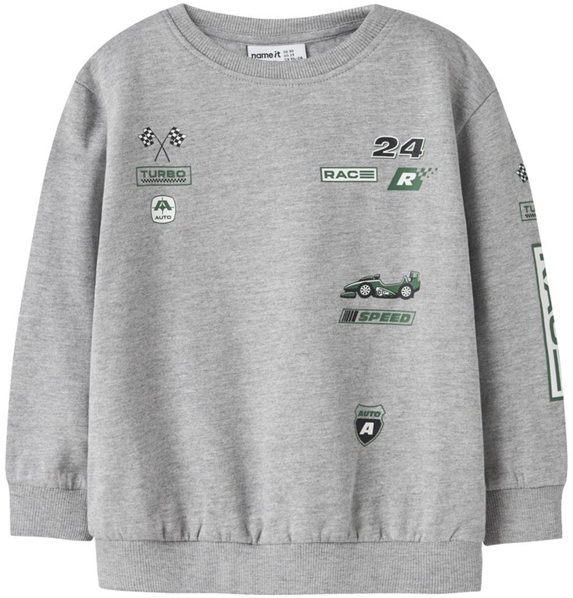 Name it sweater jongens - grijs - NMMnilius - maat 80