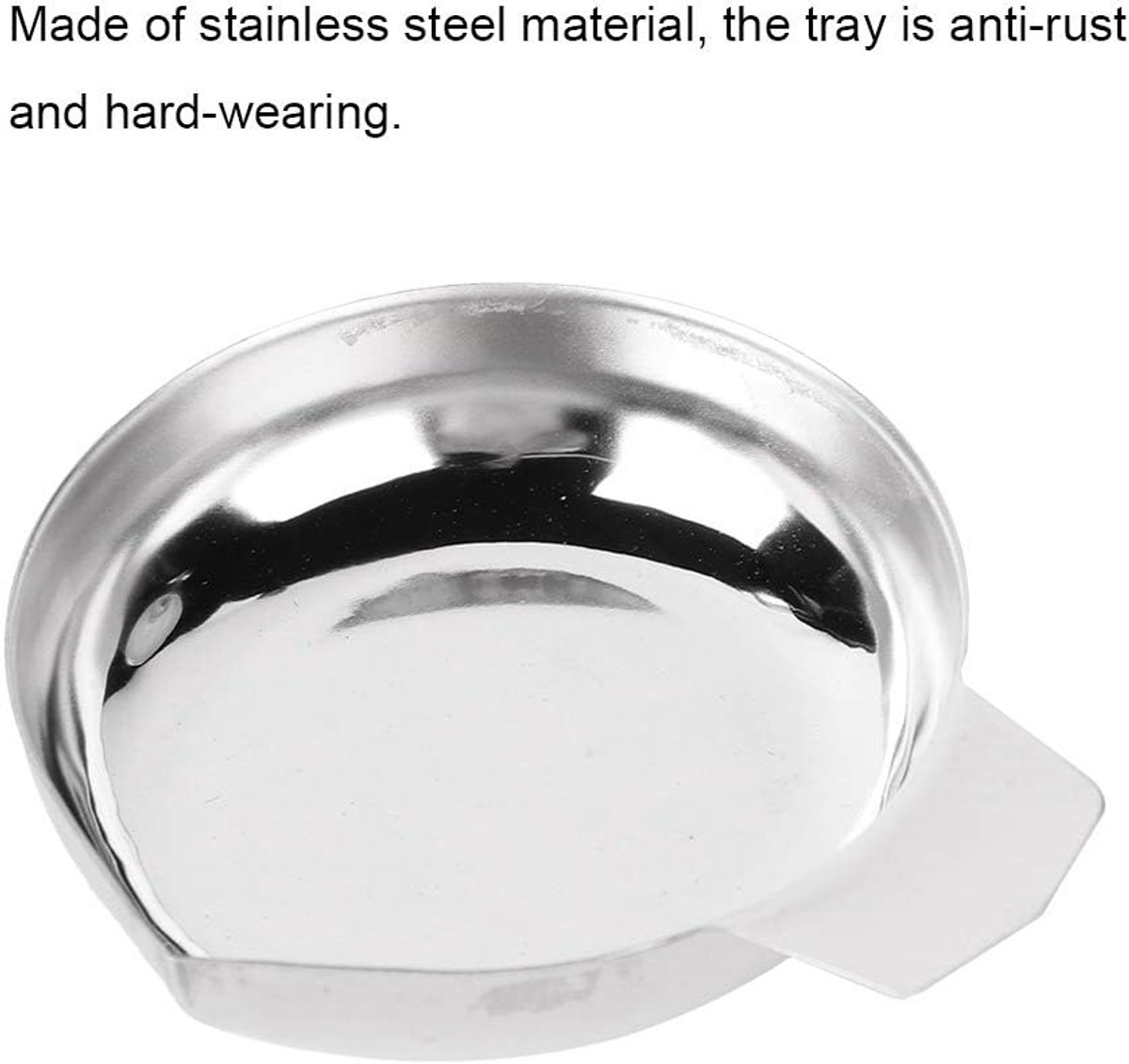 SnelShoppen - Scale Pan Tray - Elektronische Weegschaal Accessoire - Hoogwaardig Rvs - Voor Sieraden en Diamanten - Duurzaam en Efficiënt - 1 Stuk