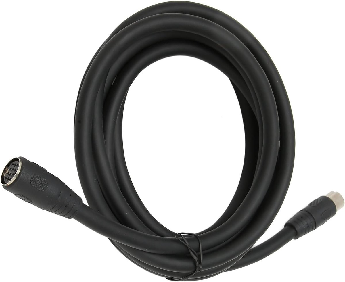 SnelShoppen - DIN 13 Pin Male naar Female Kabel, 13 Pin Mini-DIN Verlengkabel, Duurzaam en Professioneel Ontwerp voor Atomizer Bedrading, Geschikt voo