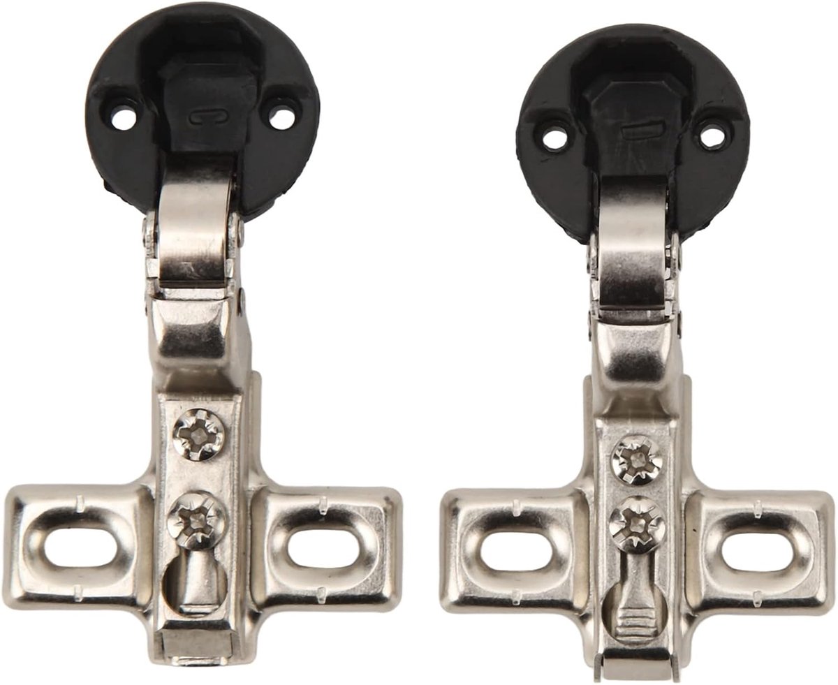 SnelShoppen - 2 Set Soft Close Scharnier 26mm Gat Soft Closing Scharnier Kit Hardware voor Keuken, Boekenkast en Displaykasten
