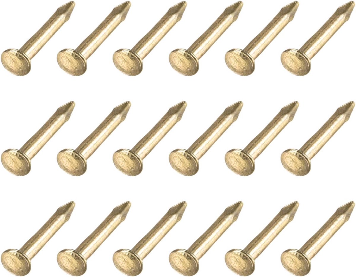 SnelShoppen - METALLIXITY Kleine Spijkers (1.2 x 8mm) 500 Stuks Carbon Staal Houtbevestigingsmaterialen - Voor Houtbewerking en Klussen in Huis