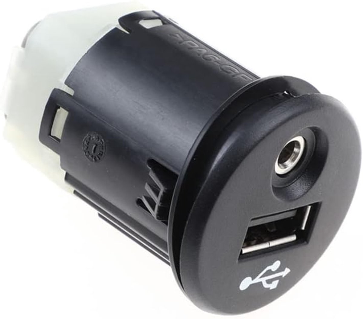 SnelShoppen - USB AUX Poort Adapter voor Nissan Juke, Micra, X-Trail, NV200 - Hoogwaardige Duurzame Materialen - Perfecte Vervanging voor 28023-BH00A