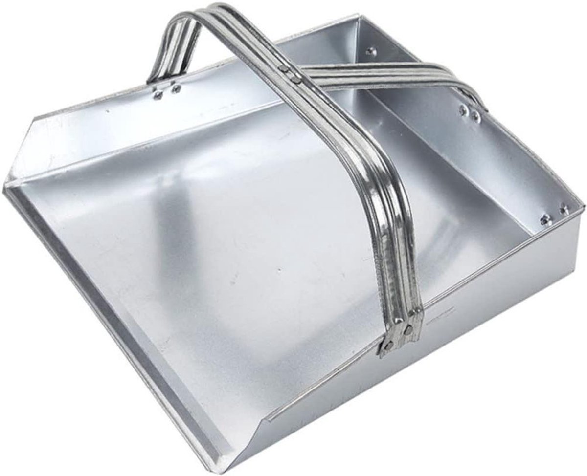 Mini Stoffer - Stoffer en Blik Kleine Stoffer - Bureau Schoonmaken - Roestvrij Staal - 27 cm - Zilver