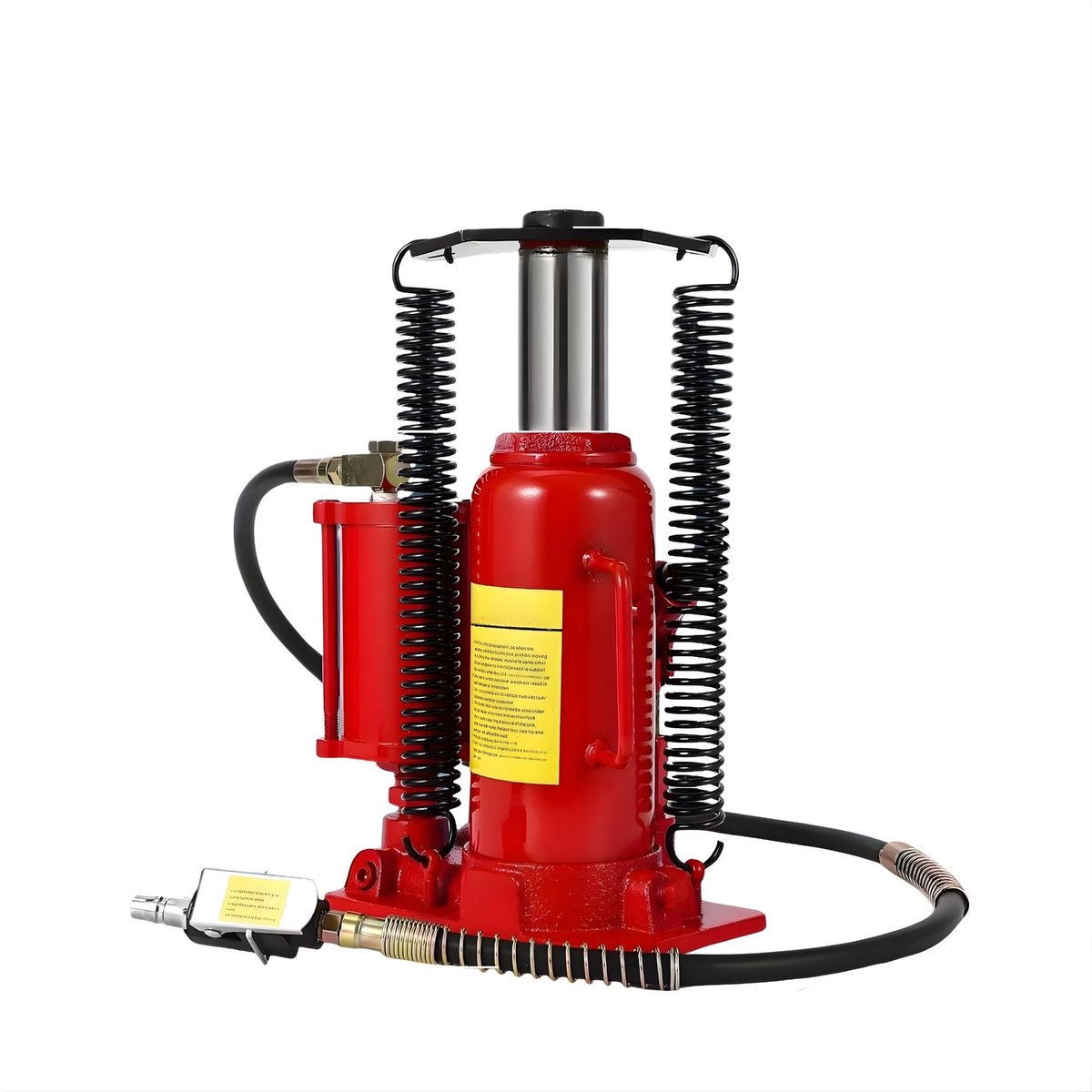Pneumatische Hydraulische Fleskrik - 12T Verstelbaar met Dubbele Bediening - voor auto truck en suv - 250-495 mm - 410 mm