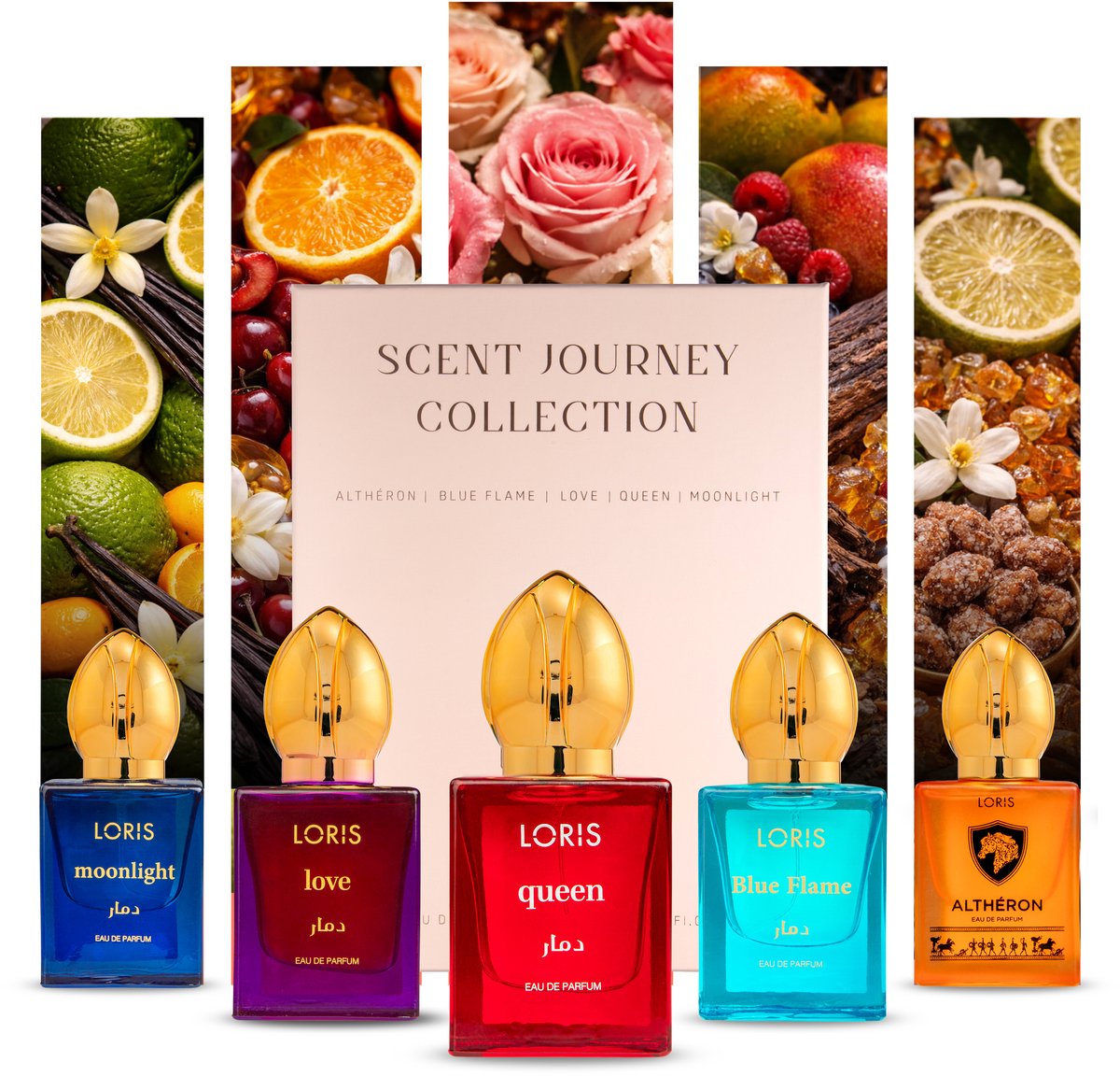 Loris Parfum - Dubai Scent Journey Giftset - 5 x 20 ml - Eau de Parfum - Cadeauset - Herenparfum - Damesparfum - Unisexparfum
