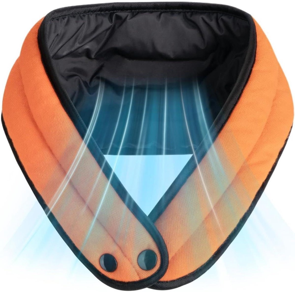 Nekkoeler Sjaal - Verkoelende Wrap - Warmtevermindering - Herbruikbaar Ademend - 80 x 10 cm - Blauw