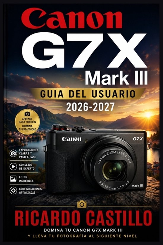 Canon G7X Mark III Guia del Usuario 2026-2027 - cover