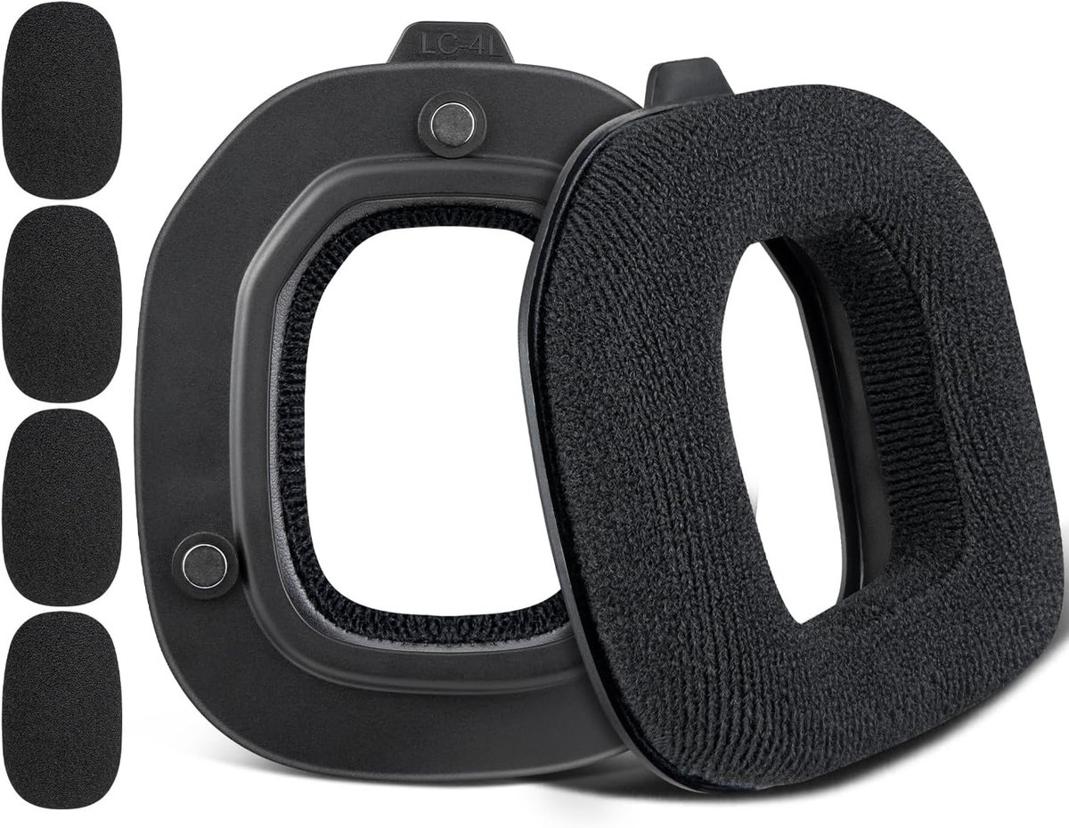 Vervangende oorkussens voor Astro A50X/A50 Gen4/A50 Gen5 headset, zachte velours en hoogdichtheid schuim voor optimaal comfort en geluidsisolatie
