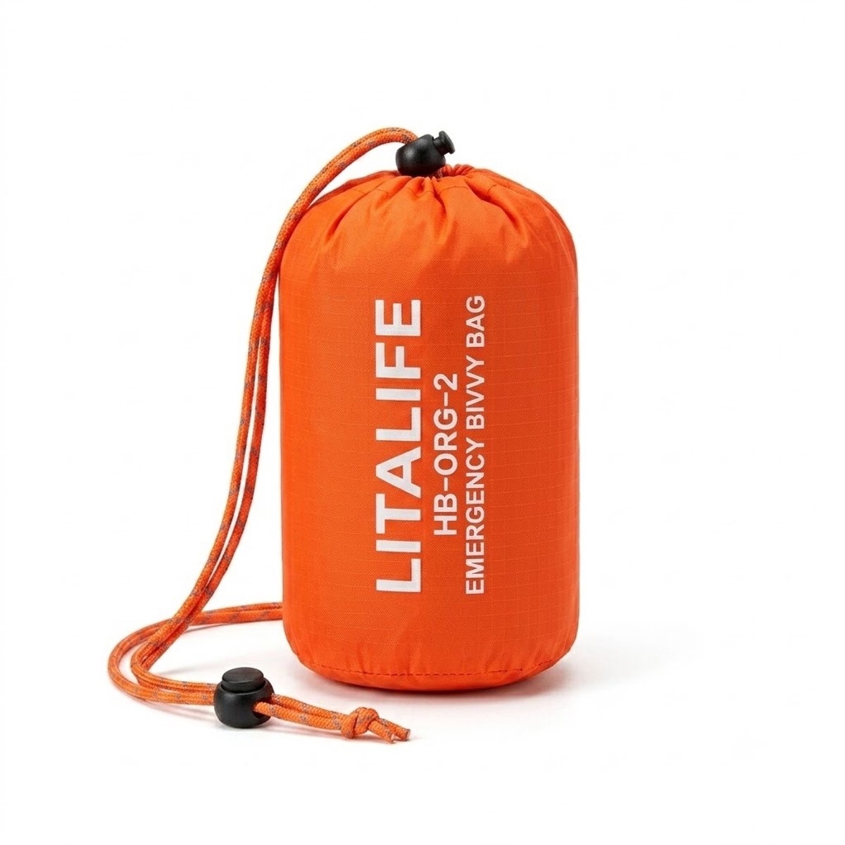 Litalife - Noodslaapzak Oranje - Waterdichte Bivvy Bag 213x91cm - Herbruikbaar