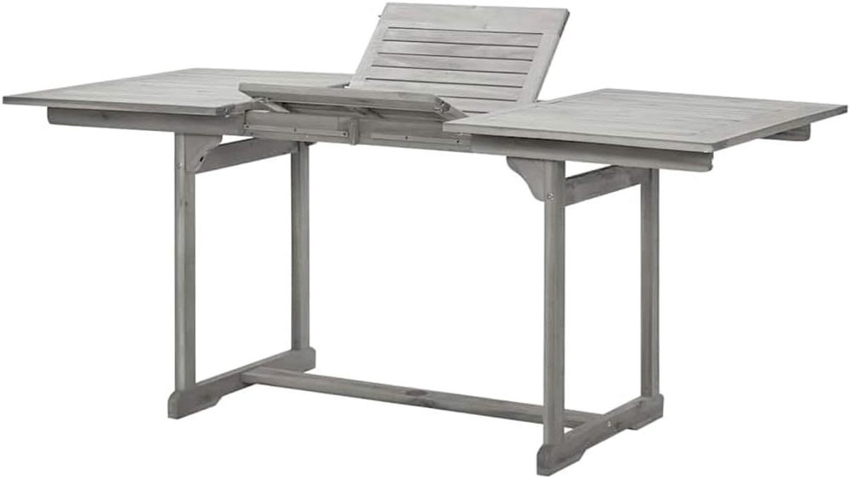 Uittrekbare tuintafel - Verstelbare tafel - Buiten dineren - Massief acaciahout - 120-170 x 80 x 75 cm - Origineel