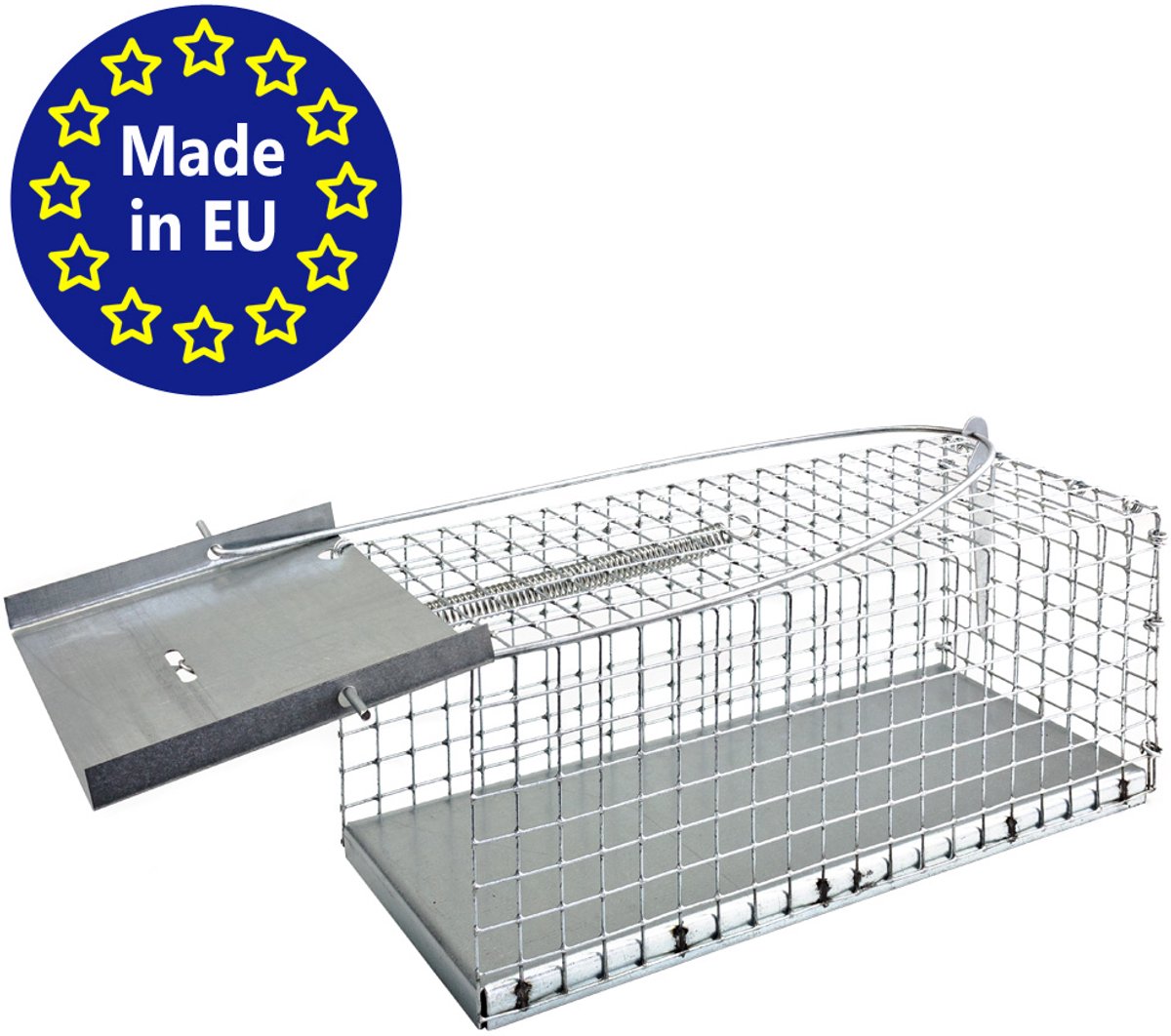 Live Trap Dierenval Muizenval Muizenval Rattenval Draadval Muis Rat Muizen Muizen Ratten Stabiele val Verplaatsing Live Robuust 27 x 11 x 11 cm Petigi