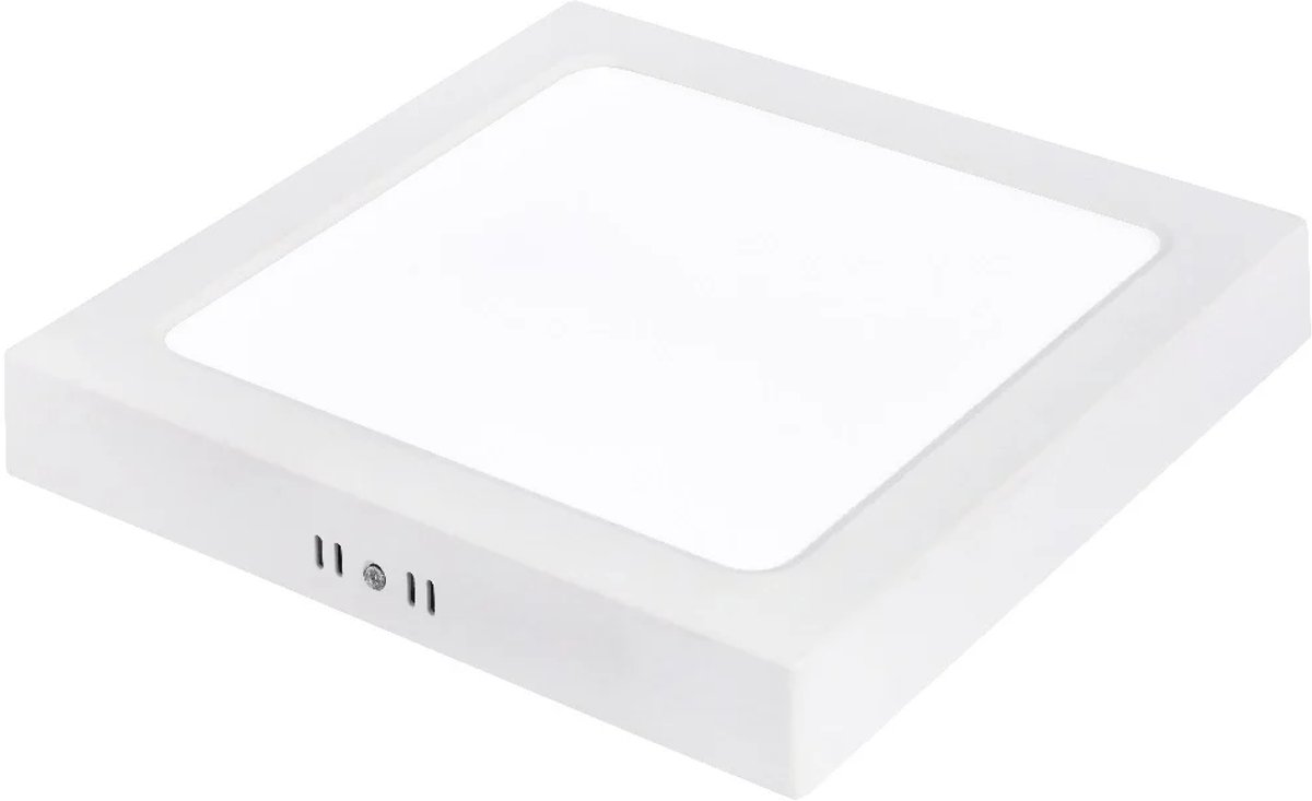 SELENA - Led Plafondlamp - Wite kleur - opbouwlamp - 36w - CCT - Aanpasbare licht kleuren 3000K,4000K,6000K - 3600Lumen - Vierkant - 290 mm