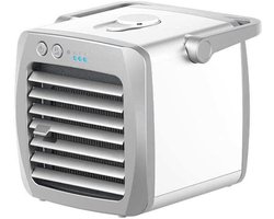 Draagbare airconditioner met ventilator, draagbare USB mini-airconditioner, multifunctionele koel- en bevochtigingsventilator, persoonlijke mini-airconditioner