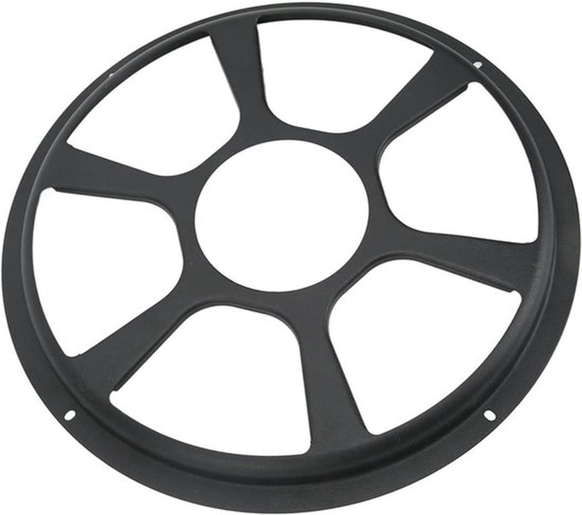 Auto luidsprekerhoes - Subwooferrooster - Zwart - Decoratief - 30,5 cm - Geschikt voor auto-audiosysteem - Zwart luidsprekerpaneel en rooster (30,5 cm / 12 inch)