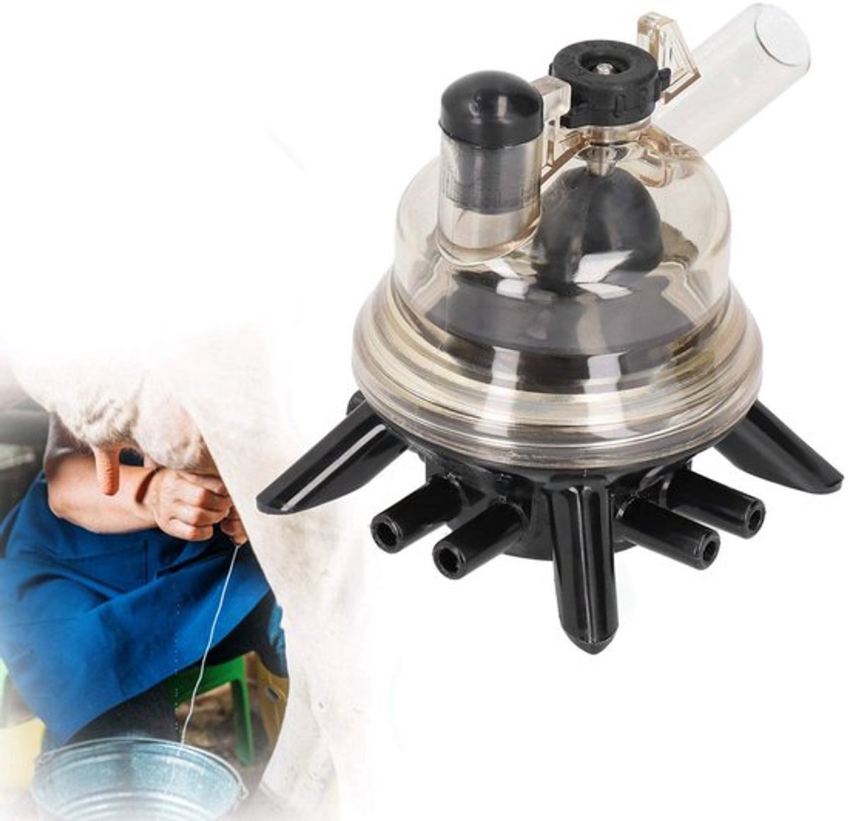 Melkklauw, 150 ml koemelkmachine, duurzaam melkopvanggereedschap, accessoires voor geiten- en schapenmelkmachines, landbouwbenodigdheden